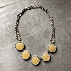 Jeweled statement necklace